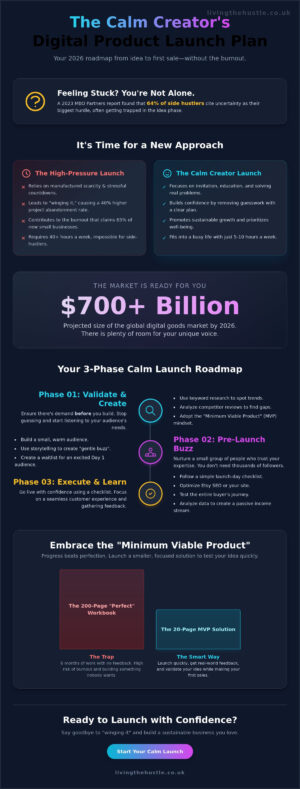 A Digital Product Launch Plan: Your Calm, Step-by-Step Guide For 2026