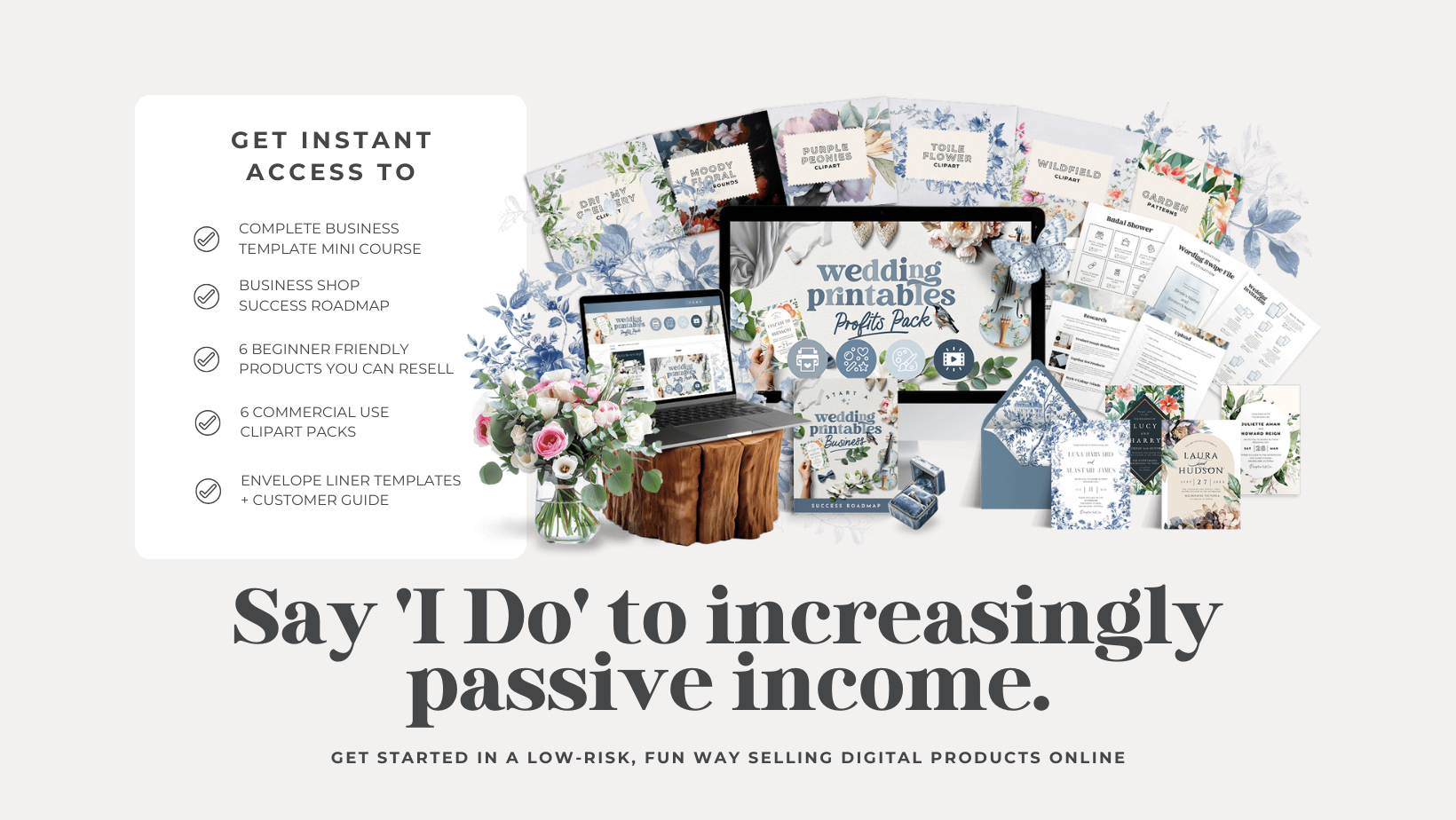 Wedding Printable Profits — Create & Sell Wedding Printables That Couples Love