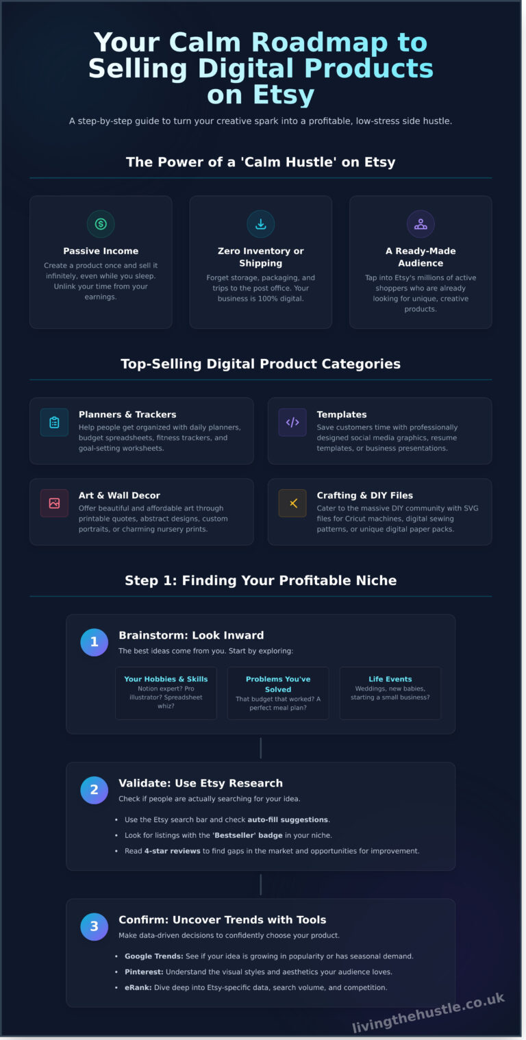 How To Sell Digital Products On Etsy: Your Calm Beginner's Guide