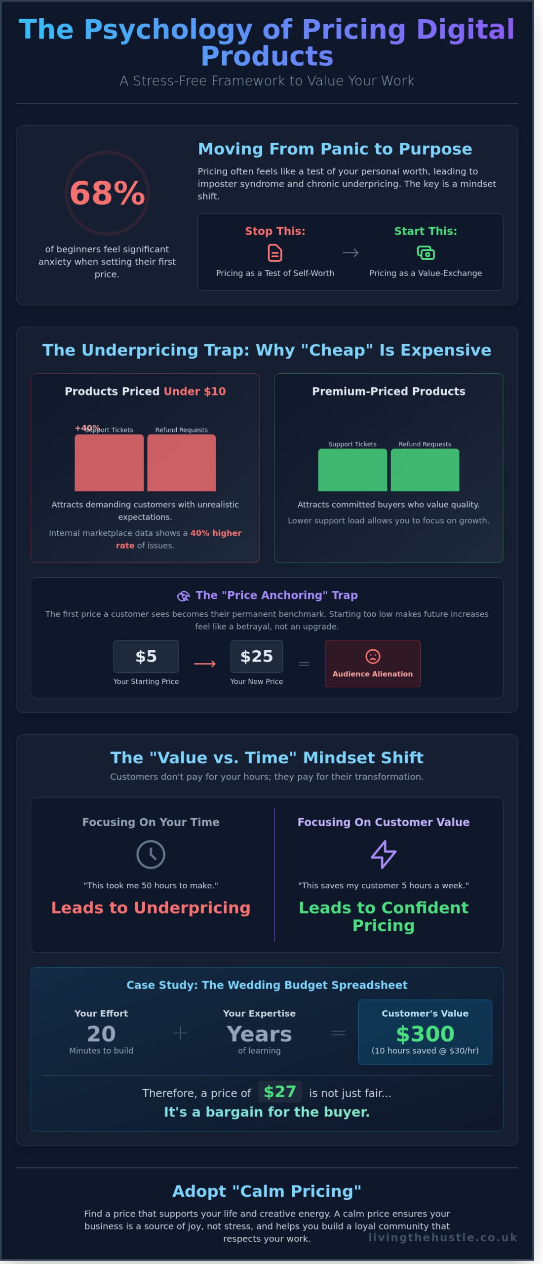 How to Price Digital Products in 2026: A Calm Guide to Profitable Pricing - Infographic