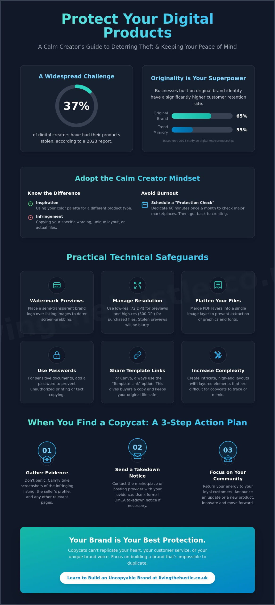 How to Protect Your Digital Products from Being Copied: A Calm Guide for 2026 - Infographic