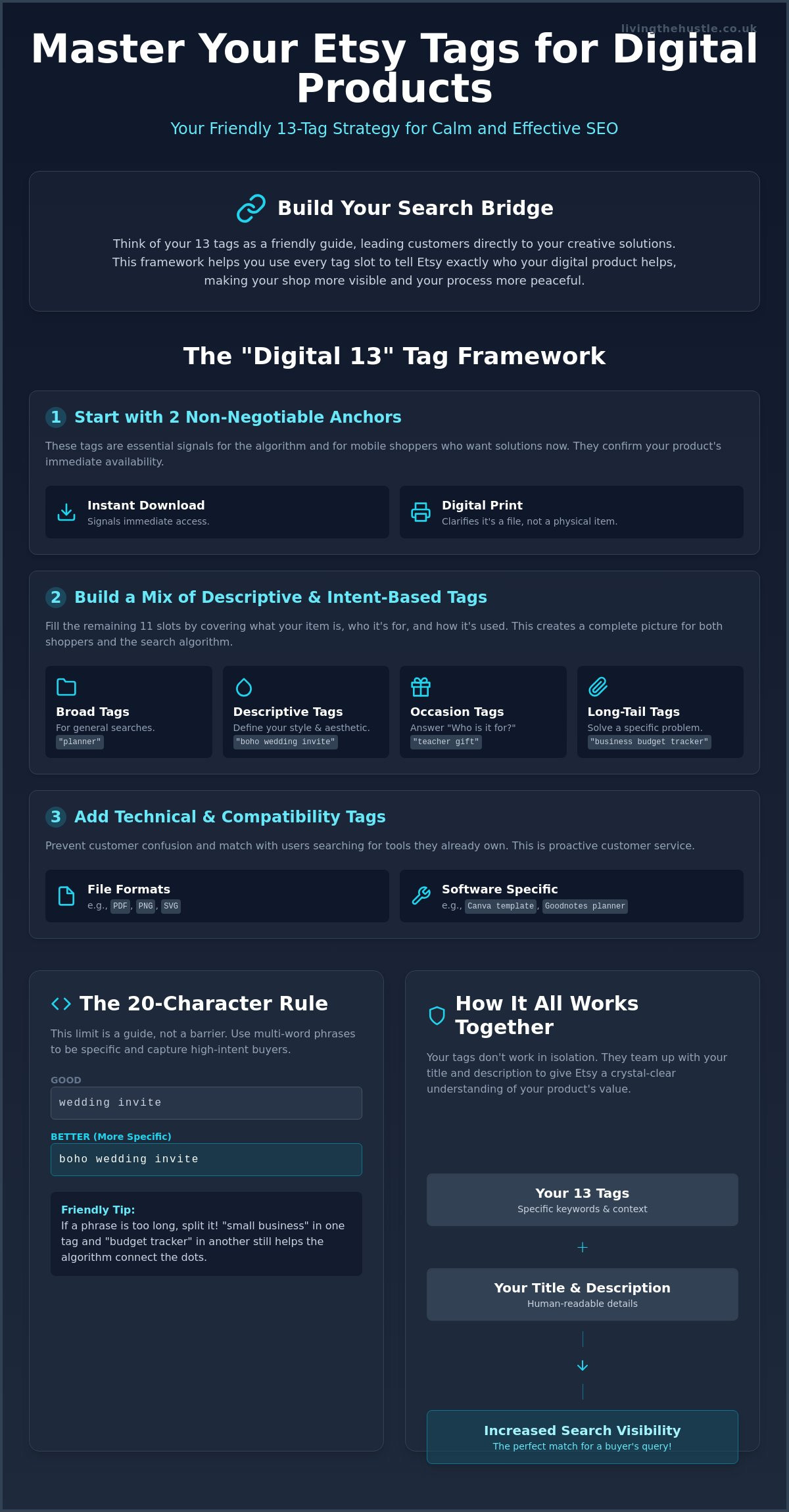 Etsy Tags for Digital Products: The Calm 2026 SEO Guide